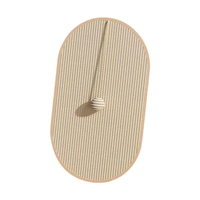 KPYTE Alfombrilla rascador de sisal para gatos