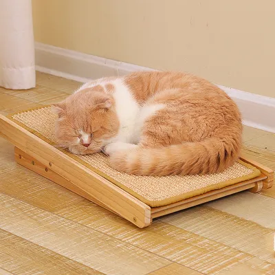 Rampe à griffer en sisal en Forme de pour Chats