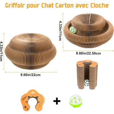 KPYTE Planche à gratter résistante à l'usure pour chat