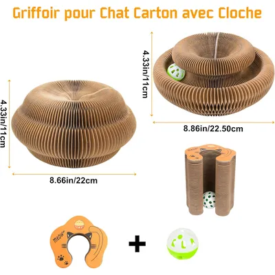 KPYTE Planche à gratter résistante à l'usure pour chat