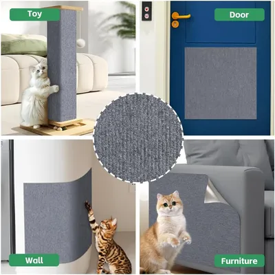 KPYTE Tapis griffoir autocollant pour chat