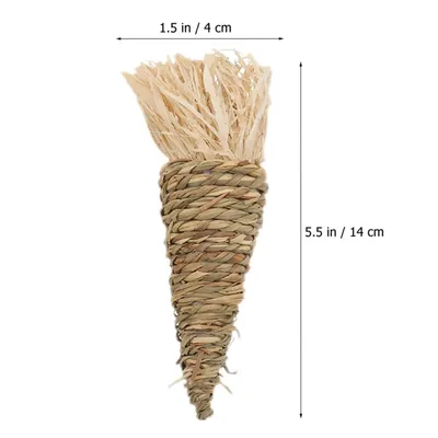 Jouets à mâcher pour petits animaux, forme carotte