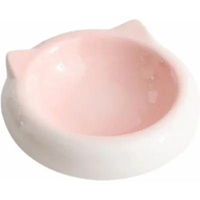 Gamelle en porcelaine en forme de chat Gamelle en porcelaine en forme de chat