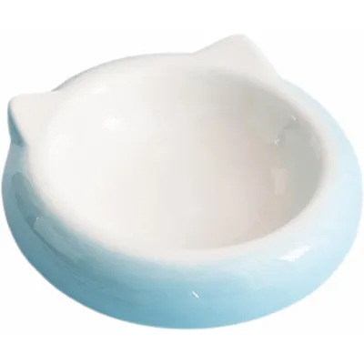 Gamelle en porcelaine en forme de chat