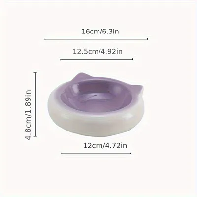 Gamelle en porcelaine en forme de chat