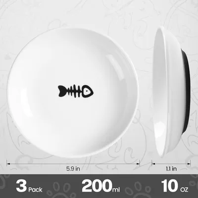 KPYTE Gamelle antidérapante en céramique pour chat