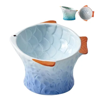 KPYTE Bol incliné en céramique pour chat KPYTE Bol incliné en céramique pour chat