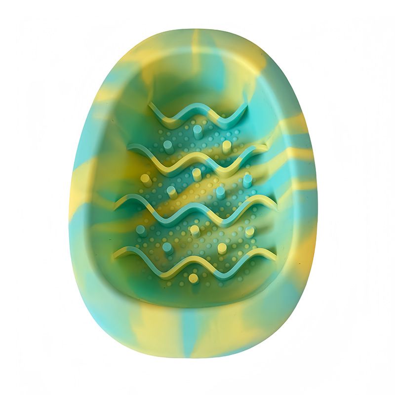 Gamelle colorée à alimentation lente pour chiens