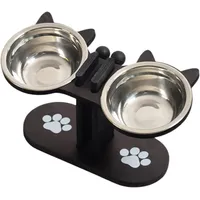 KPYTE Gamelle double inclinée pour chat