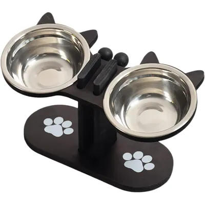 KPYTE Gamelle double inclinée pour chat KPYTE Gamelle double inclinée pour chat