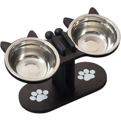 KPYTE Gamelle double inclinée pour chat