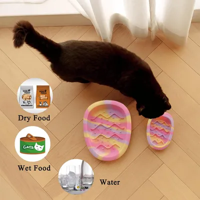 UAMLY Gamelle colorée à alimentation lente pour chiens
