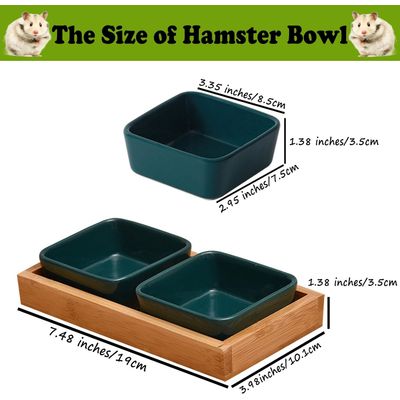 Gamelle pour hamster, en céramique