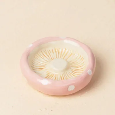 Bol pour hamster en forme de tête de champignon