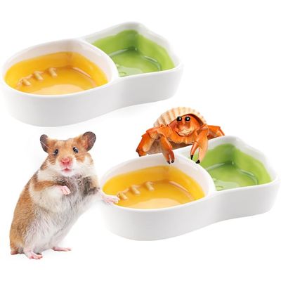 Bol d'eau pour petits animaux, en forme de carotte