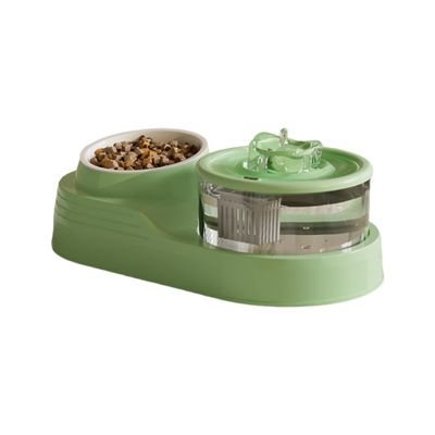 Distributeur d'eau pour chat 2 en 1