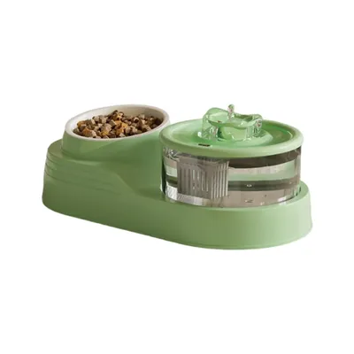 Distributeur d'eau pour chat 2 en 1