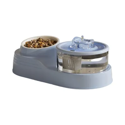 Distributeur d'eau pour chat 2 en 1