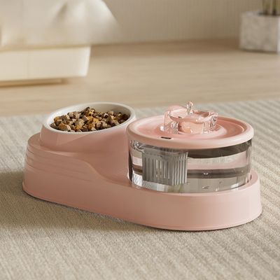 Distributeur d'eau pour chat 2 en 1