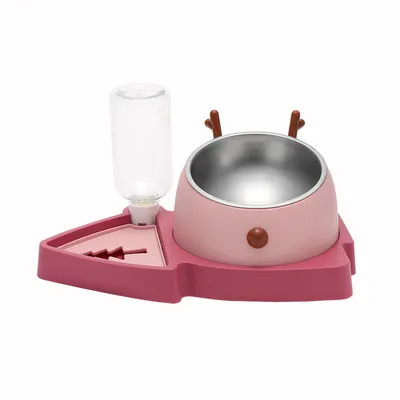 UAMLY Mangeoire pour chat 3 en 1 avec abreuvoir