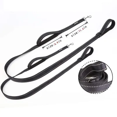 Reitlaze Laisse Corde pour Chien avec Poignée Rembourrée Douce