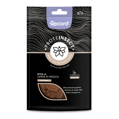 Record - Snacks Naturels pour Chiens "Proteinsect"