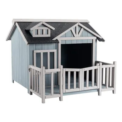 Wiltec Niche de chien Maison de luxe XL – Couleur grise – 935 x 1050 x 775 Wiltec Niche de chien Maison de luxe XL – Couleur grise – 935 x 1050 x 775
