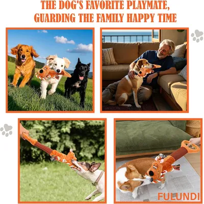 Jouets en peluche couineurs pour chiens avec papier froissé