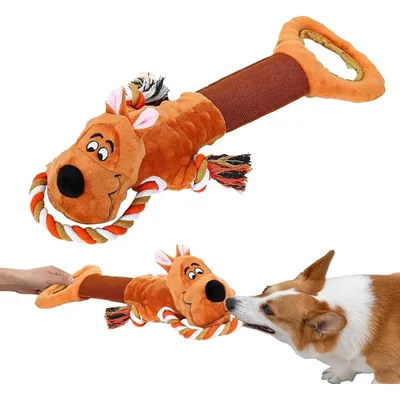 Jouets en peluche couineurs pour chiens avec papier froissé