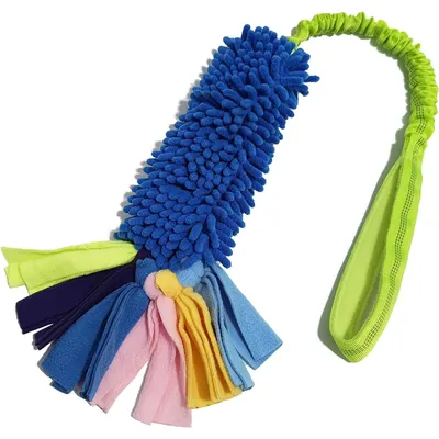 Jouet pour chien en peluche colorée en polyester avec couineur