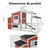 Wiltec Poulailler XXL avec Nichoir et Abri spacieux – 2010 x 813 x 1165 mm