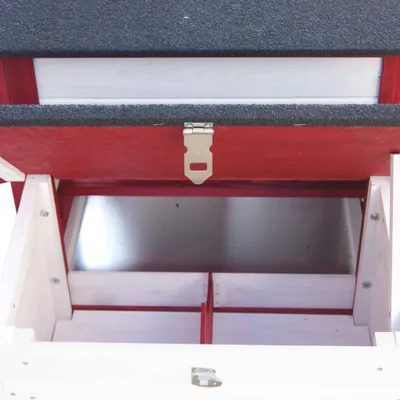 Wiltec Poulailler avec Nichoir, Enclos et Pondoir – 1155 x 520 mm – en Bois