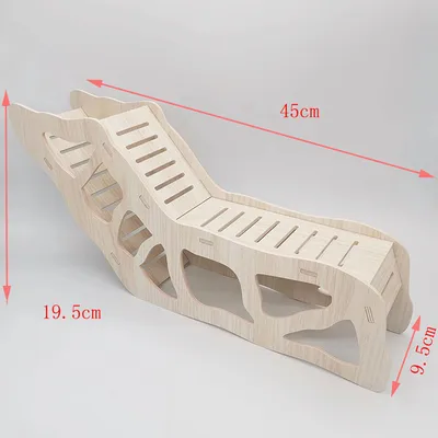Tunnel pour hamster, Cachette pour hamster grimpant à l'échelle