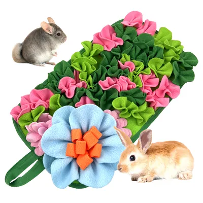 Tapis d'alimentation interactif pour petits animaux