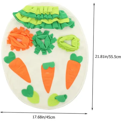 Qinhul Tapis d'alimentation pour lapins
