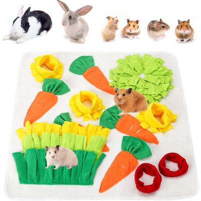 Qinhul Tapis d'alimentation pour lapins