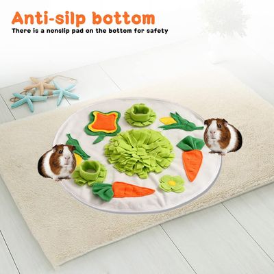 Qinhul Tapis d'alimentation pour lapins