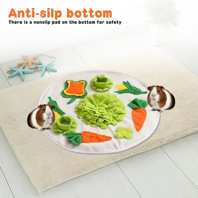 Qinhul Tapis d'alimentation pour lapins