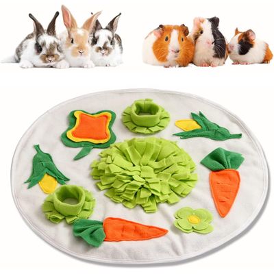 Qinhul Tapis d'alimentation pour lapins