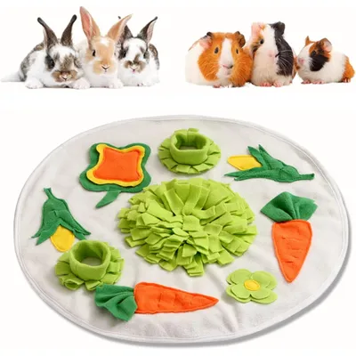 Qinhul Tapis d'alimentation pour lapins