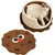 Qinhul Lit pour chat et chien au design biscuit