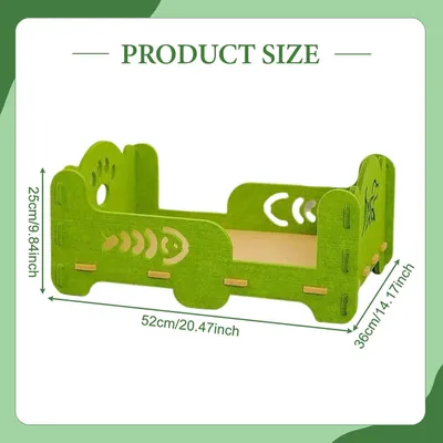 Qinhul Lit pour chat en feutre