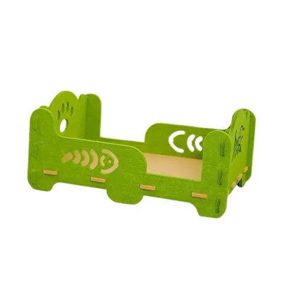 Qinhul Lit pour chat en feutre