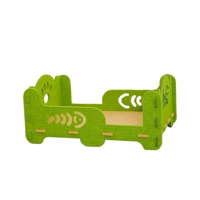 Qinhul Lit pour chat en feutre