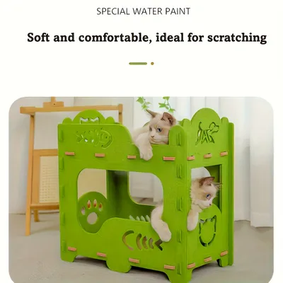 Qinhul Lit pour chat en feutre