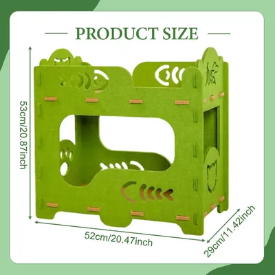 Qinhul Lit pour chat en feutre