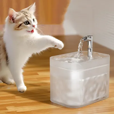 1,5 l ultra silencieuse pour chat, avec filtres
