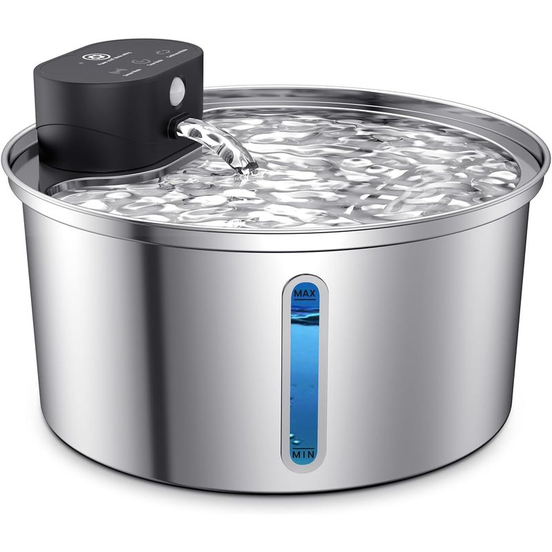 Reitlaze Fontaine pour chat - Fenêtre transparente