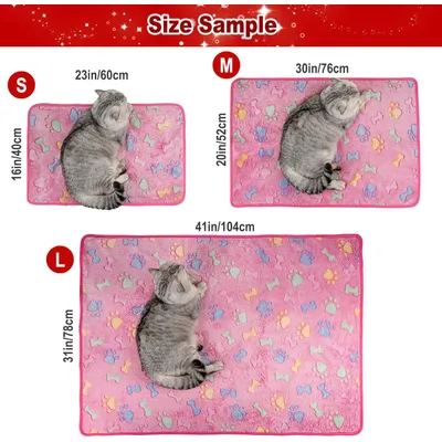 Couvertures pour chat, Tapis de couchage chaud