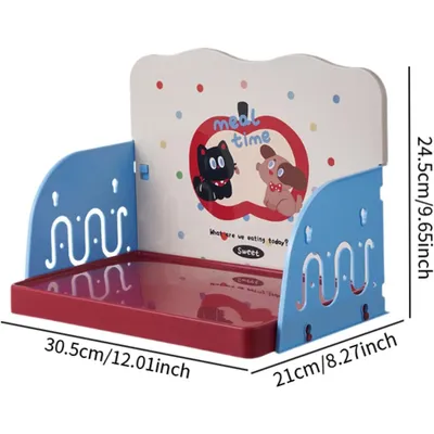 Qinhul Table d'alimentation surélevée pour chat